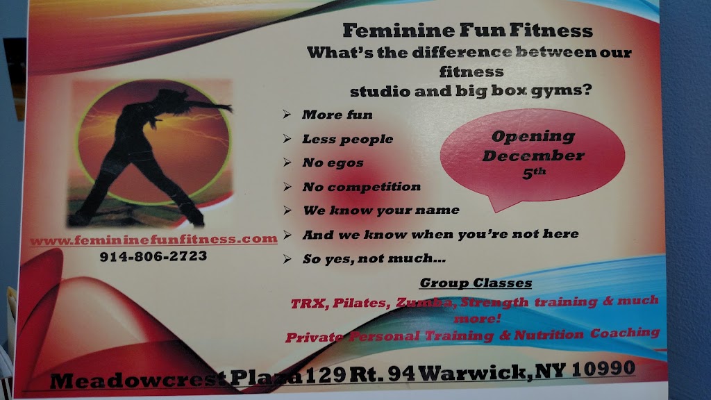 Feminine Fun Fitness | 63 Wheeler Ave, Warwick, NY 10990 | Phone: (914) 806-2723
