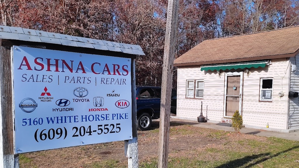 Ashna Car Sale & Parts | 5160 S White Horse Pike, Egg Harbor City, NJ 08215 | Phone: (609) 204-5525