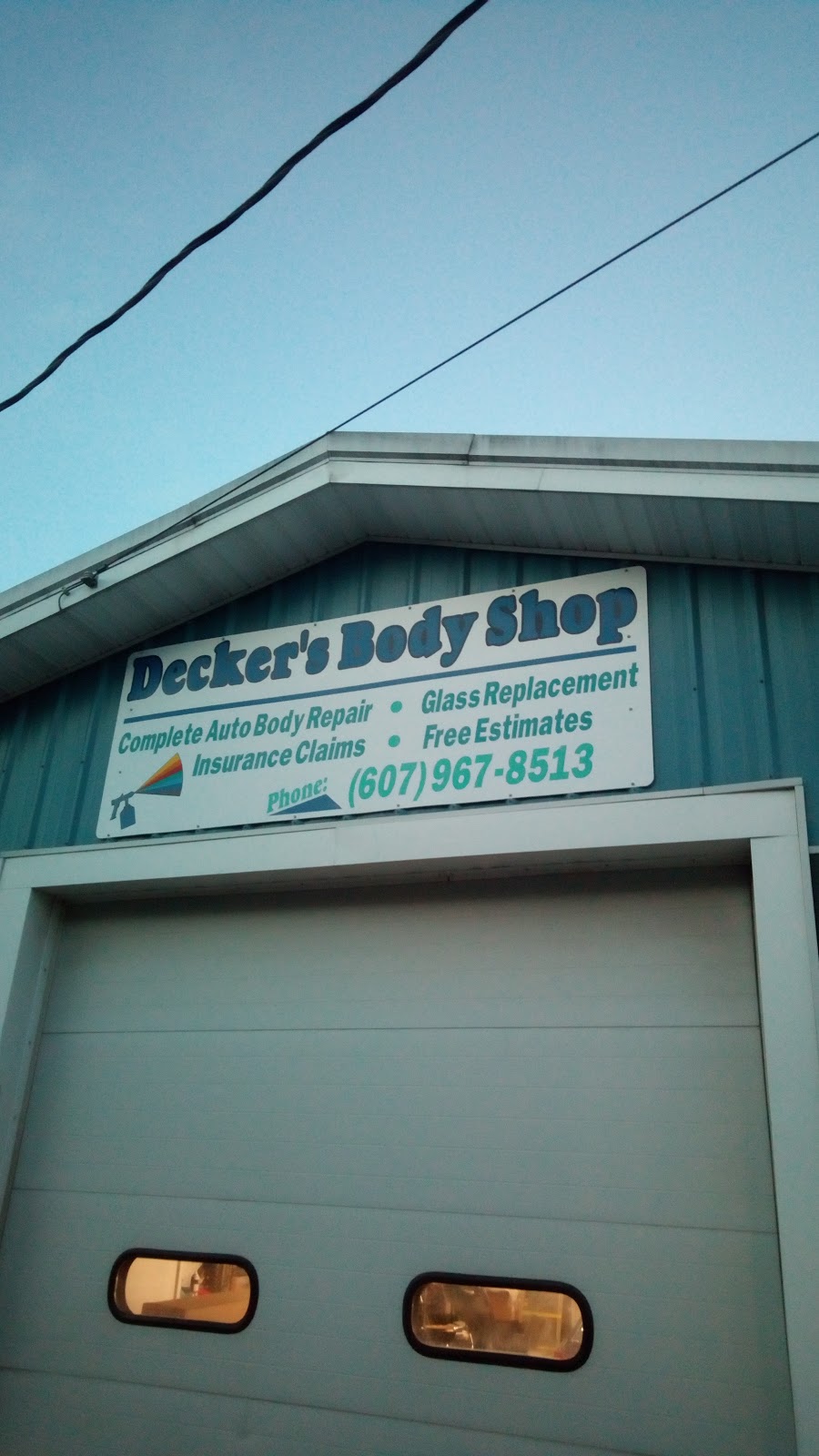 Deckers Body Shop | 3 Walnut Ave, Bainbridge, NY 13733 | Phone: (607) 967-8513