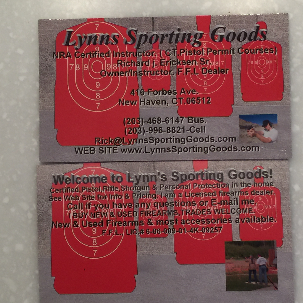 Lynns Sporting Goods | 75 Totoket Rd, North Branford, CT 06471 | Phone: (203) 468-6147