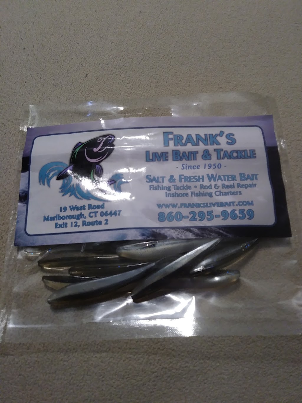 Franks Live Bait and Tackle | 19 W Rd, Marlborough, CT 06447 | Phone: (860) 295-9659