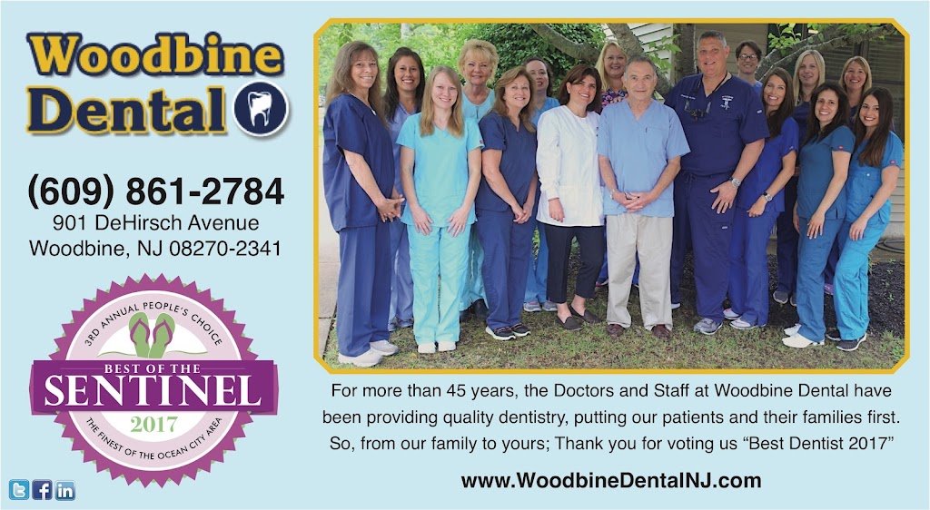 Woodbine Dental PA | 901 Dehirsch Ave, Woodbine, NJ 08270 | Phone: (609) 861-2784