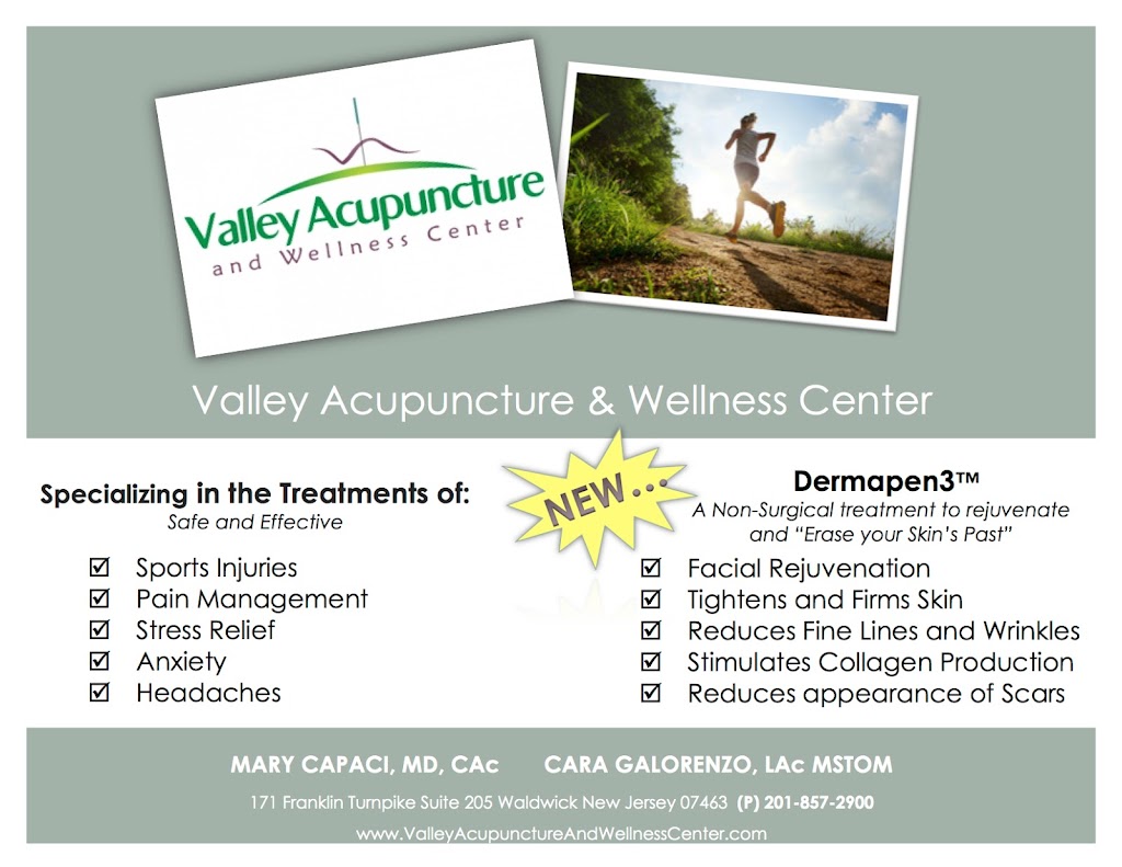 Valley Acupuncture and Wellness Center, PC | 171 Franklin Turnpike #205, Waldwick, NJ 07463 | Phone: (201) 857-2900