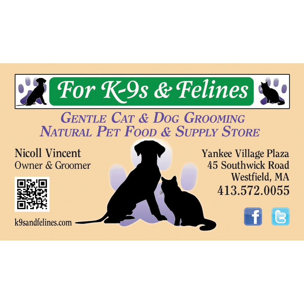 For K-9s & Felines, LLC | 45 Southwick Rd, Westfield, MA 01085 | Phone: (413) 572-0055