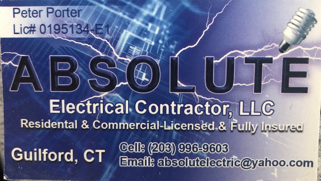 Absolute Electrical Contractor LLC | 301 Nut Plains Rd, Guilford, CT 06437 | Phone: (203) 996-9603