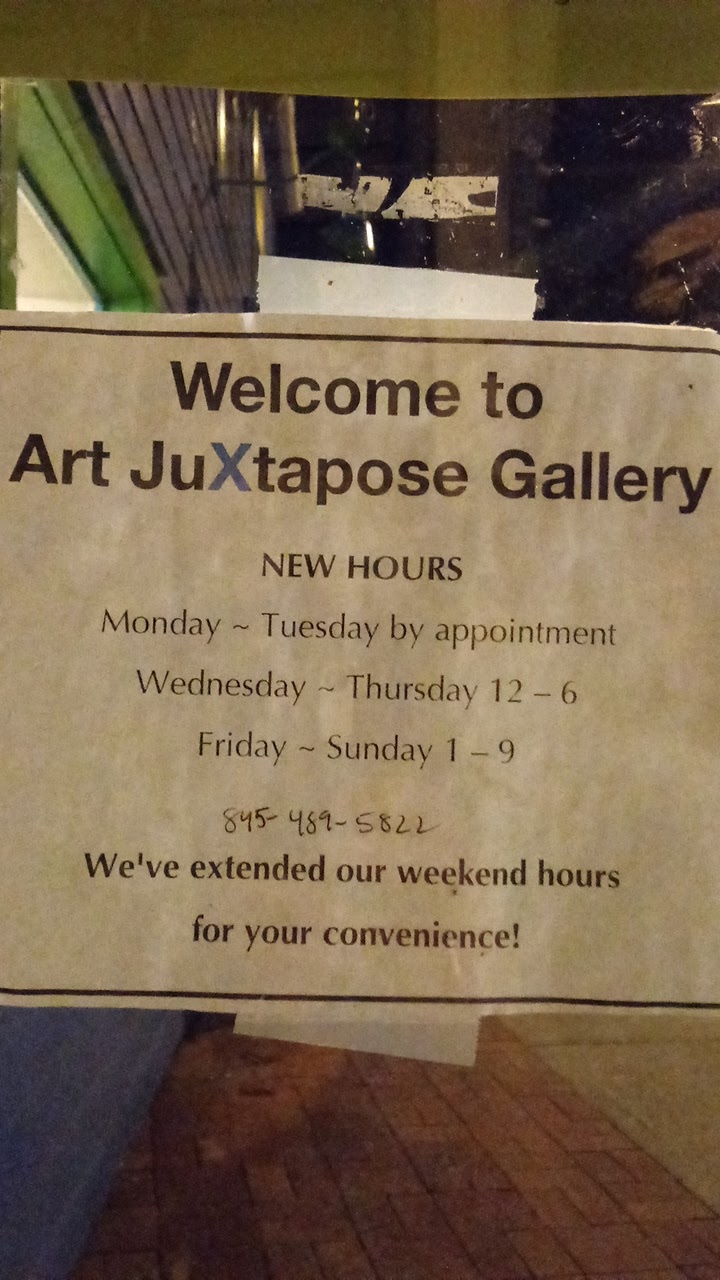 Art Juxtapose | 430 Main St, Rosendale, NY 12472 | Phone: (845) 489-5822