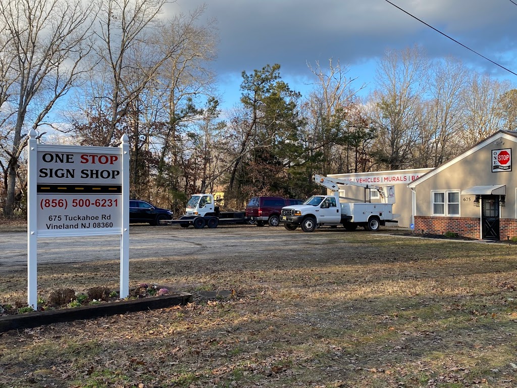 One Stop Sign Shop | 675 Tuckahoe Rd, Vineland, NJ 08360 | Phone: (856) 500-6231