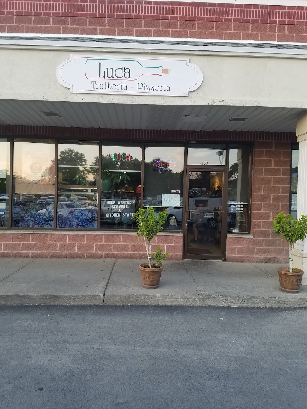 Luca Trattoria & Pizzeria | South Shoprite Plaza 153, NY-94, Warwick, NY 10990 | Phone: (845) 986-2002