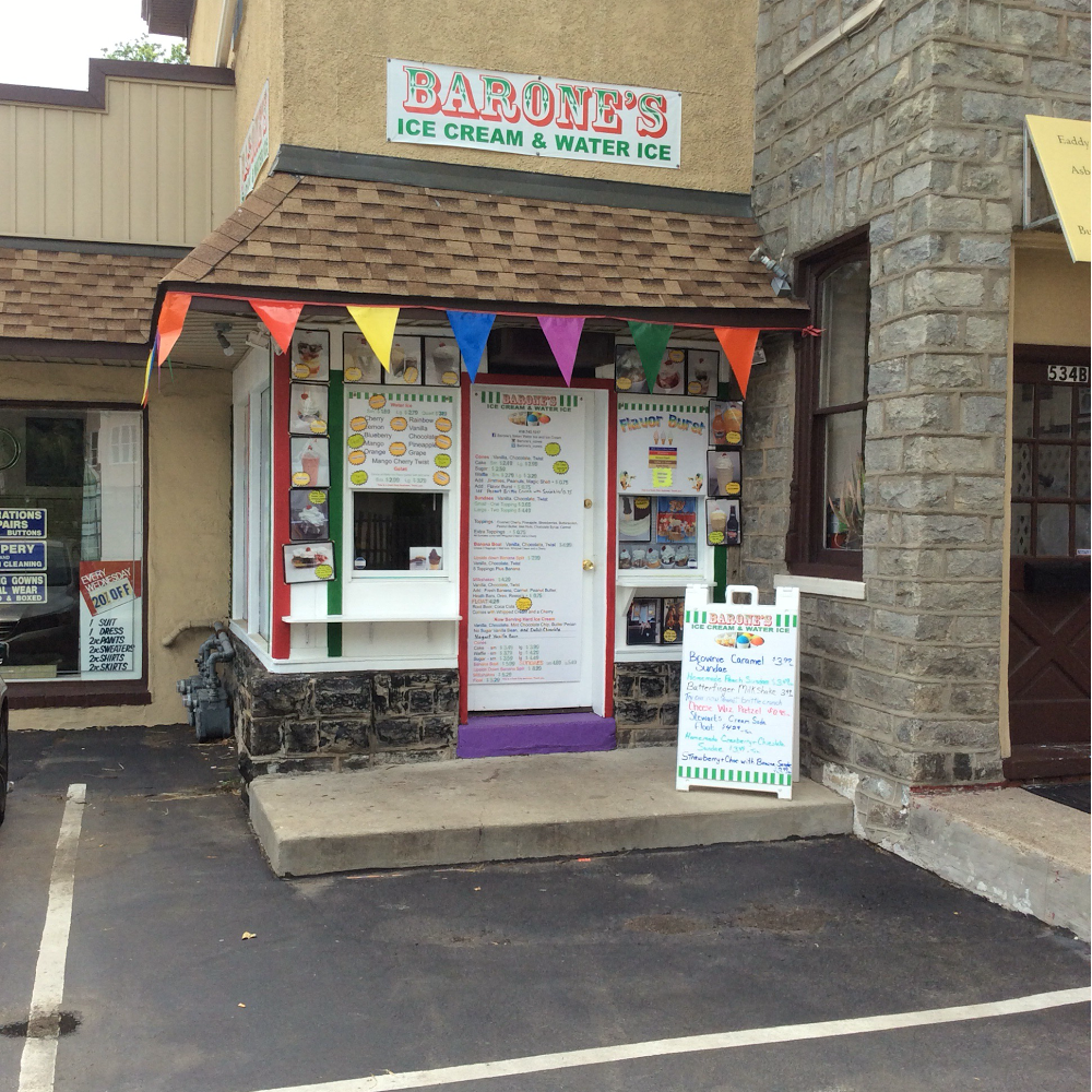 Barones Waterice & Ice cream | 532 Burmont Rd, Drexel Hill, PA 19026 | Phone: (610) 742-1017