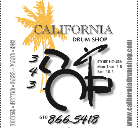 The California Drum Shop | 343 Rauch St, Bethlehem, PA 18018 | Phone: (610) 866-5418