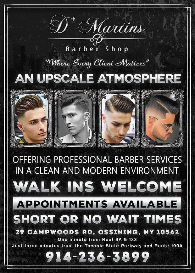 D Martins Barber Shop | 29 Campwoods Rd, Ossining, NY 10562 | Phone: (914) 236-3899