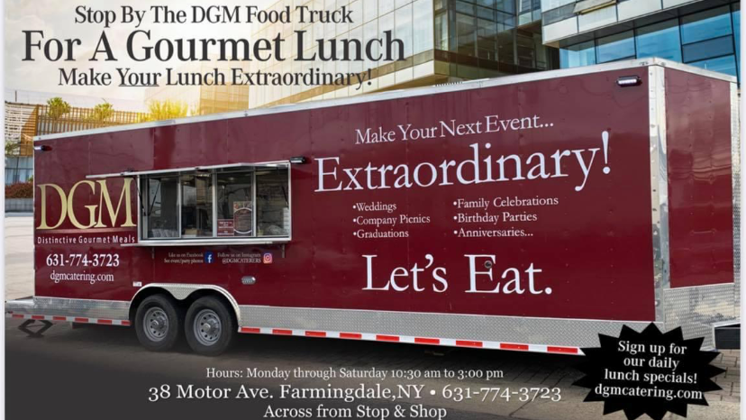 DGM Food Truck | 38 Motor Ave, Farmingdale, NY 11735 | Phone: (631) 774-3723