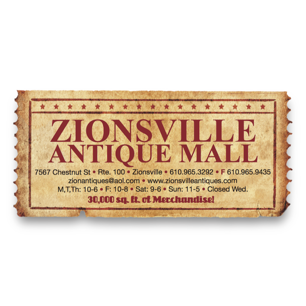 Zionsville Antique Mall | 7567 Chestnut St #3, Zionsville, PA 18092 | Phone: (610) 965-3292
