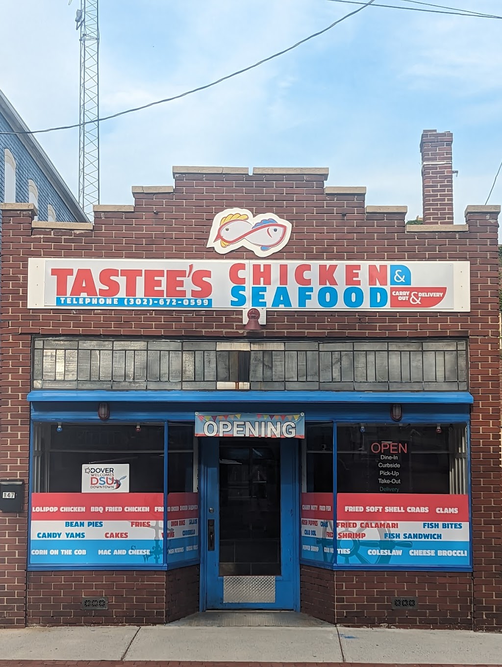 Tastees Chicken and Seafood | 147 S New St, Dover, DE 19901 | Phone: (302) 672-0599