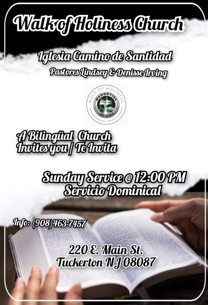 Walk Of Holiness | 220 E Main St, Tuckerton, NJ 08087 | Phone: (908) 463-7457