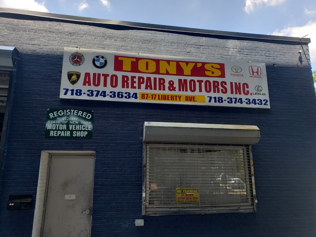 TONYS AUTO REPAIR & MOTOR™ | 87-17 Liberty Ave, Queens, NY 11417 | Phone: (718) 374-3634