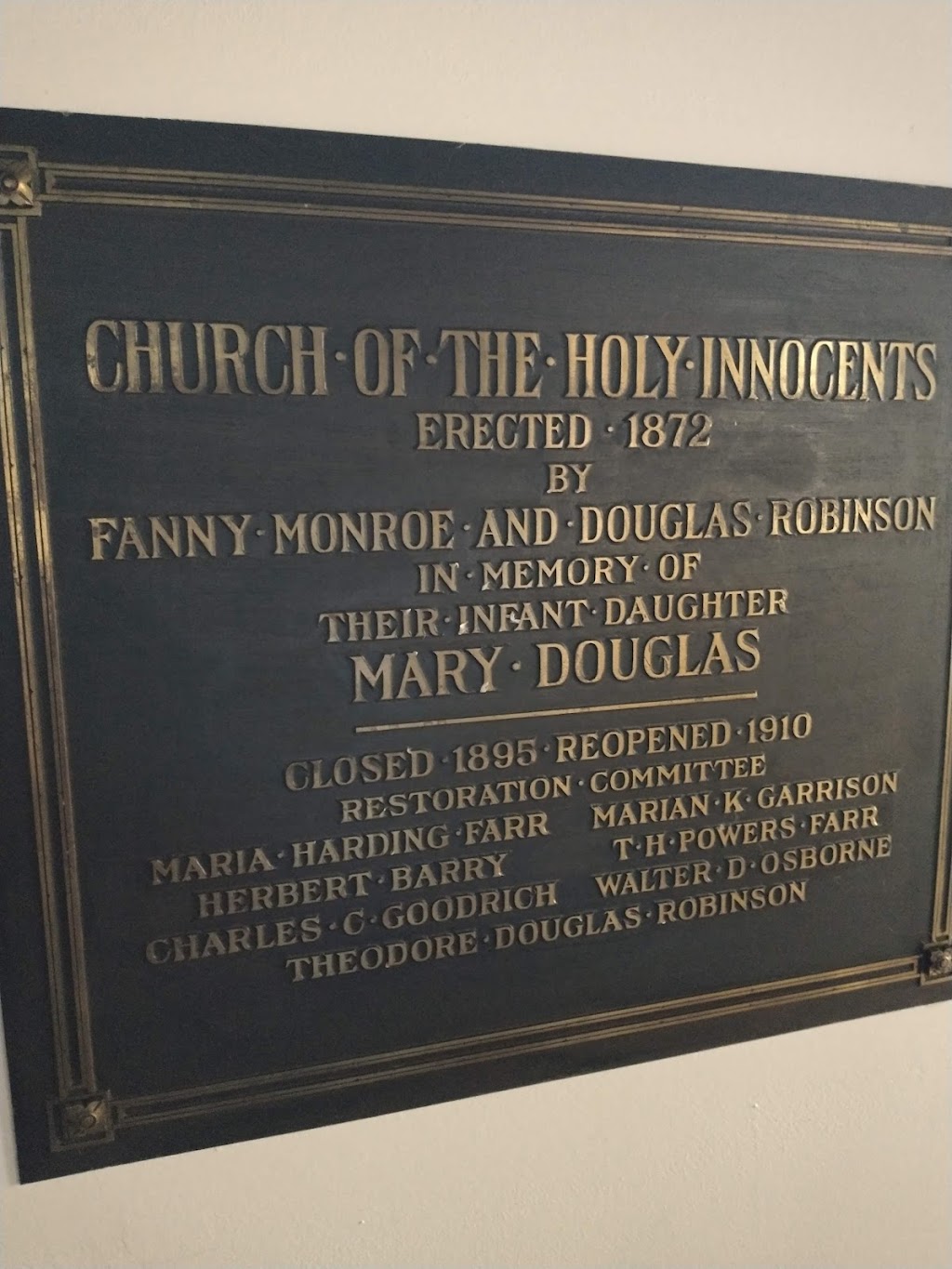 Church of the Holy Innocents | 681 Prospect Ave, West Orange, NJ 07052 | Phone: (973) 731-0259