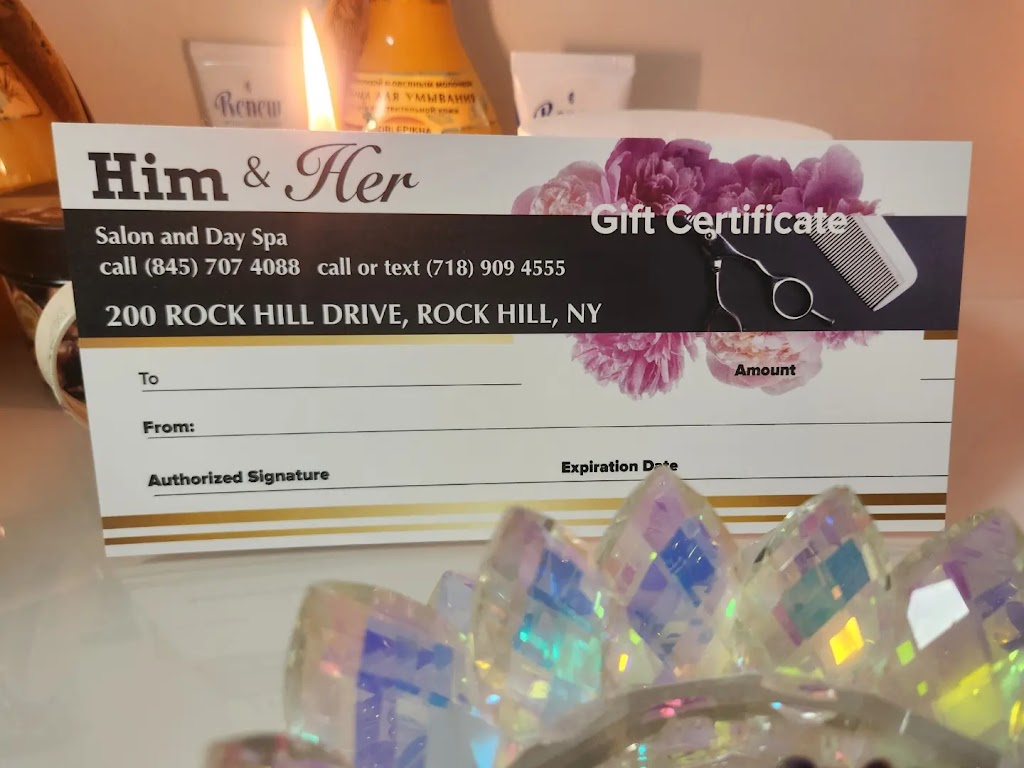 Him & Her Salon and Day Spa | 200 Rock Hill Dr, Rock Hill, NY 12775 | Phone: (845) 707-4088
