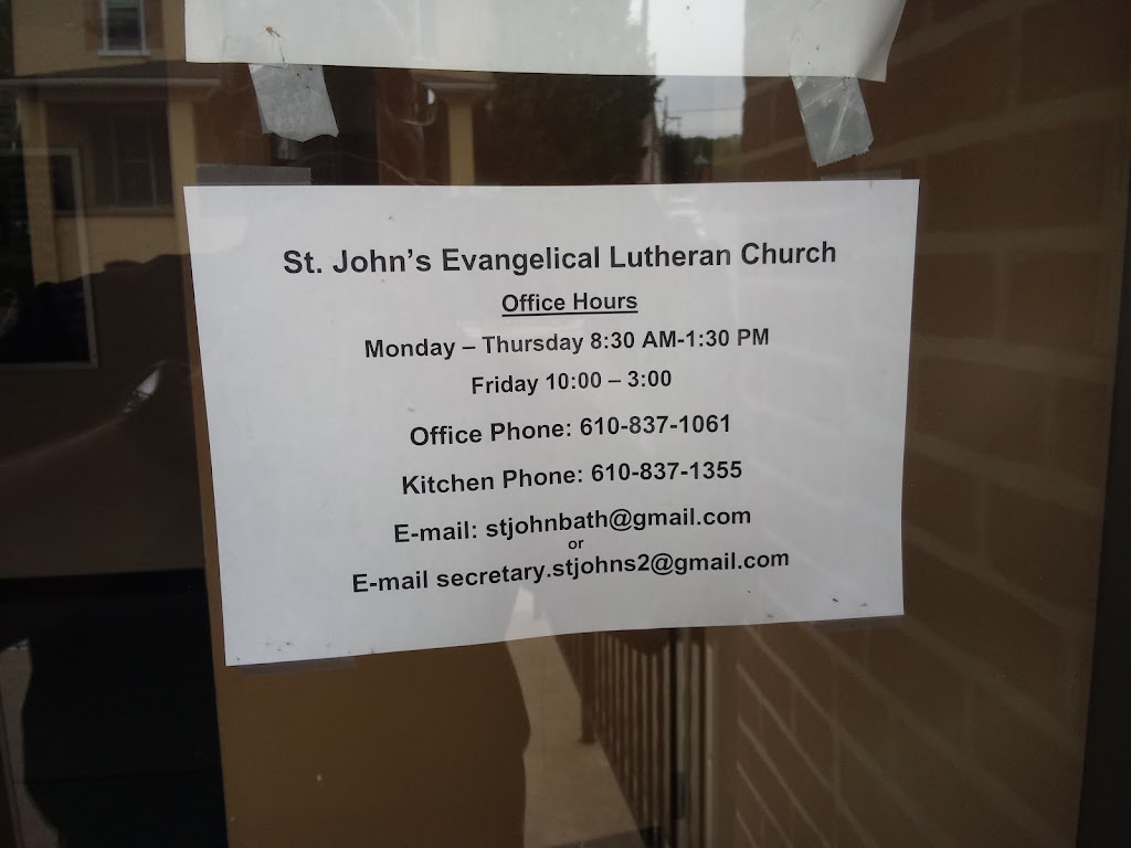 St. Johns Evangelical Lutheran Church | 206 E Main St, Bath, PA 18014 | Phone: (610) 837-1061