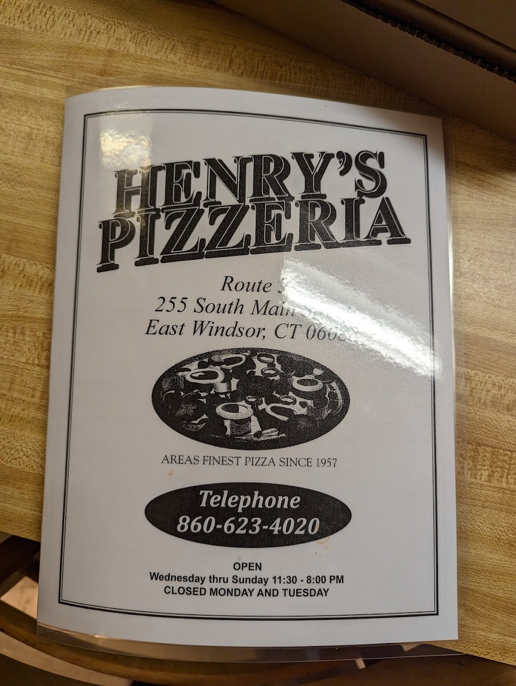 Henrys Pizzeria | 255 S Main St #1720, East Windsor, CT 06088 | Phone: (860) 623-4020