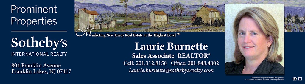 Laurie Burnette Realtor, NREMT | 834 Franklin Lake Rd, Franklin Lakes, NJ 07417 | Phone: (201) 312-8150