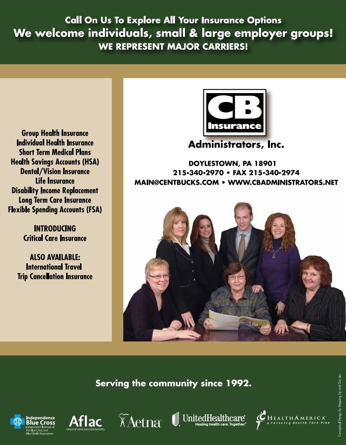 C B Administrators Inc | 236 Wells Rd, Doylestown, PA 18901 | Phone: (215) 340-2970