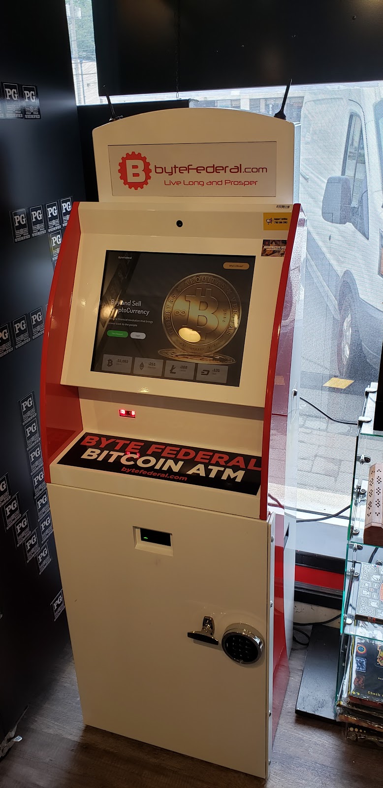 Byte Federal Bitcoin ATM (Primal Glass Art) | 319 NJ-10, Hanover, NJ 07936 | Phone: (786) 686-2983
