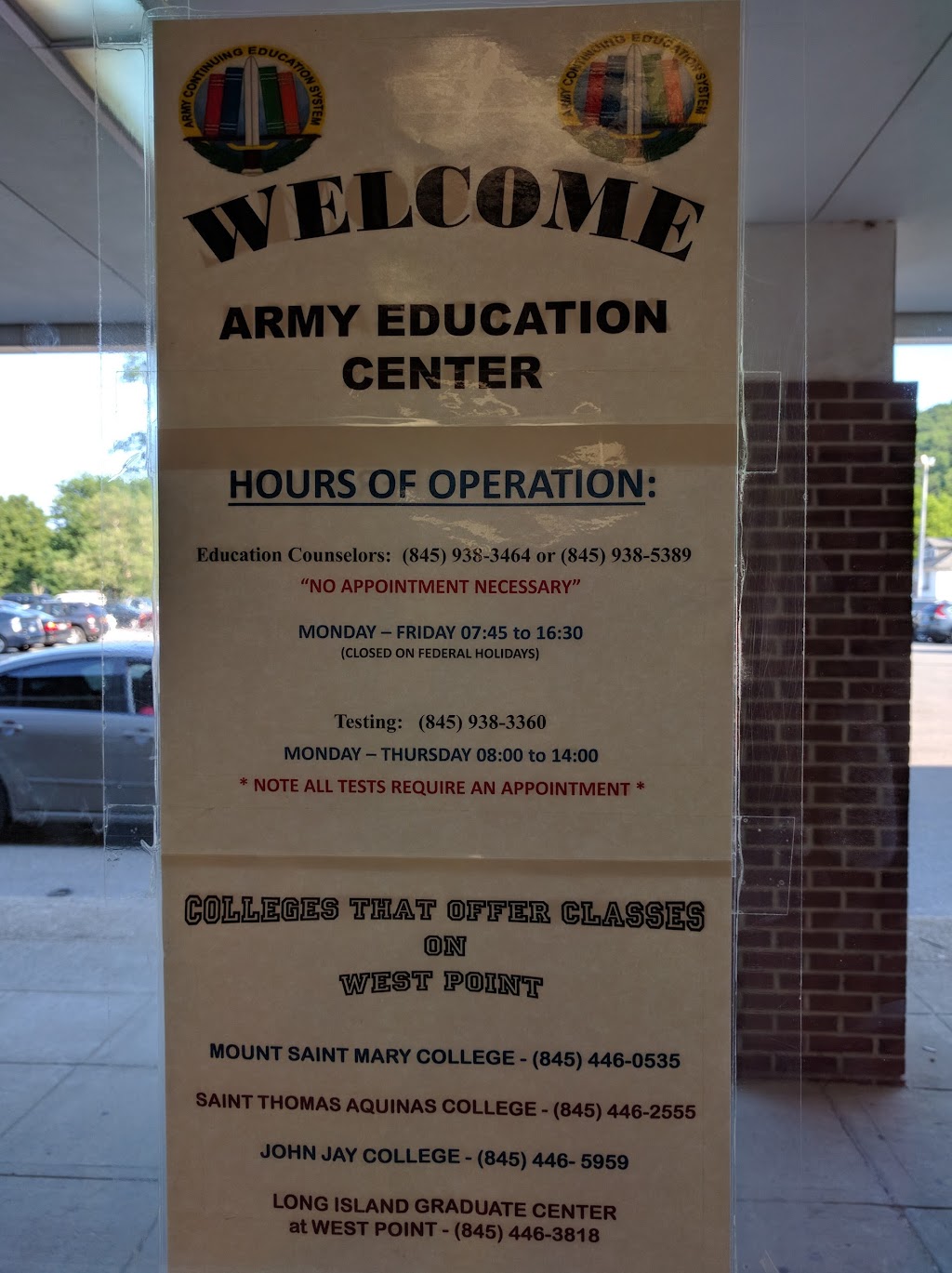 West Point Army Education Center | 683 Buckner Hill Rd, West Point, NY 10996 | Phone: (845) 938-5389