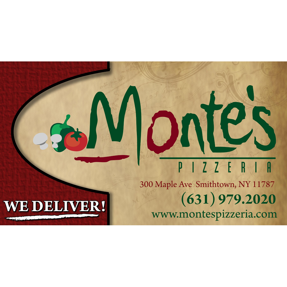 Monte’s Pizzeria | 300 Maple Ave, Smithtown, NY 11787 | Phone: (631) 979-2020