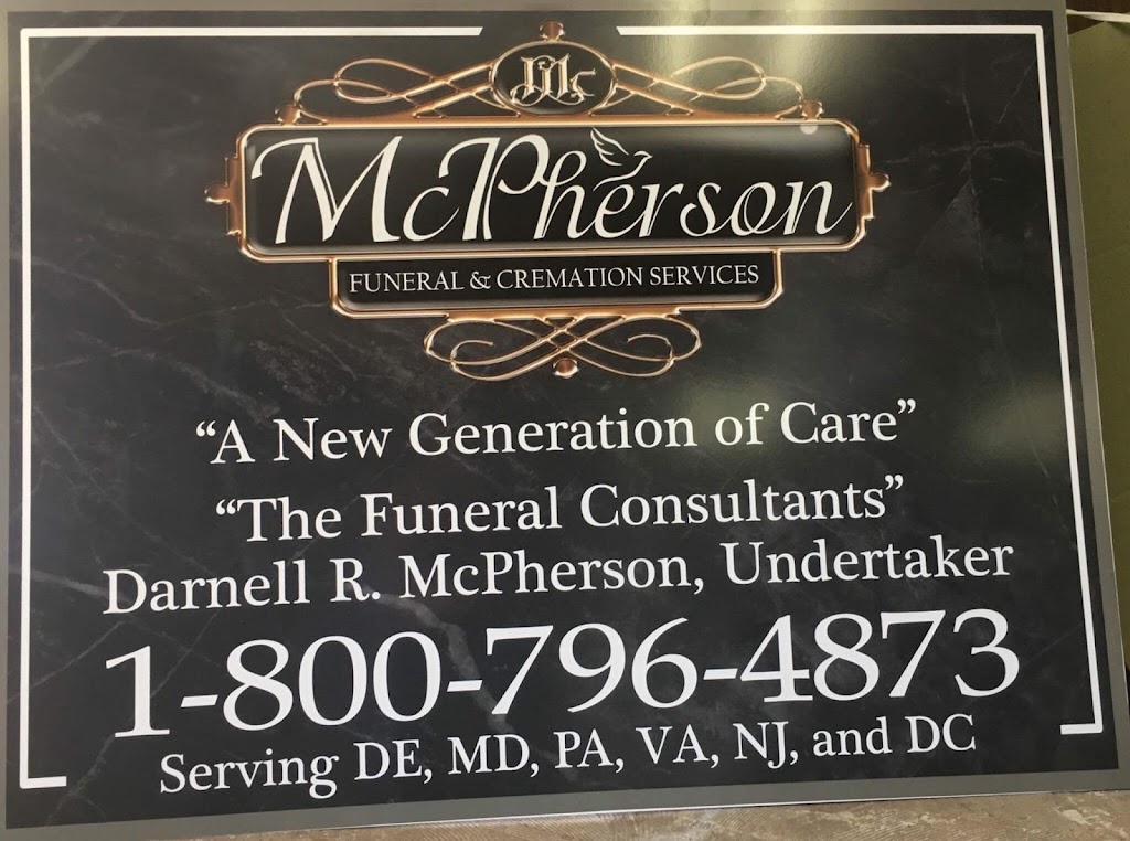 McPherson Funeral Services Inc. | 51 Sarah Cir bldg 1, Camden, DE 19934 | Phone: (800) 796-4873