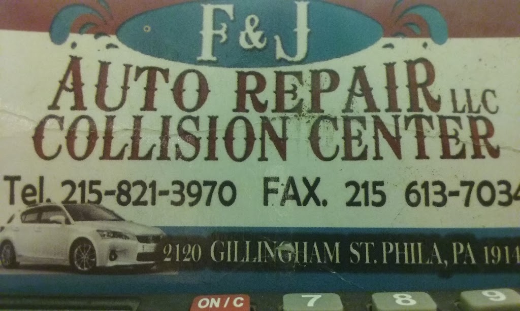 F & J Gate Auto Repair | 2120 Gillingham St, Philadelphia, PA 19124 | Phone: (215) 821-3970