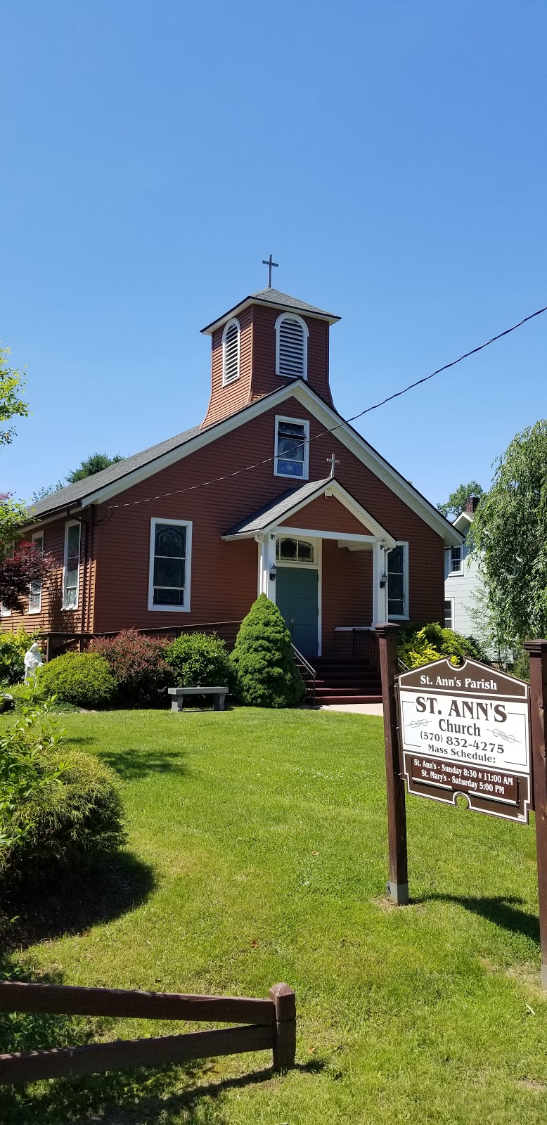 St. Ann Roman Catholic Church | 123 Richardson Ave, Shohola, PA 18458 | Phone: (570) 832-4275