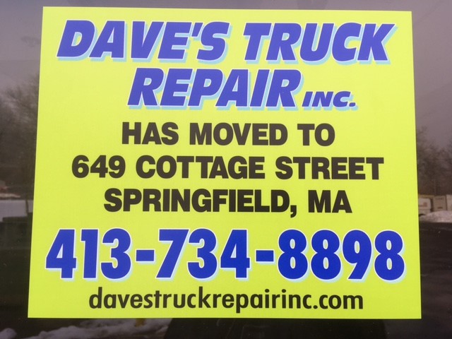Daves Truck Repair Inc. | 649 Cottage St, Springfield, MA 01104 | Phone: (413) 734-8898
