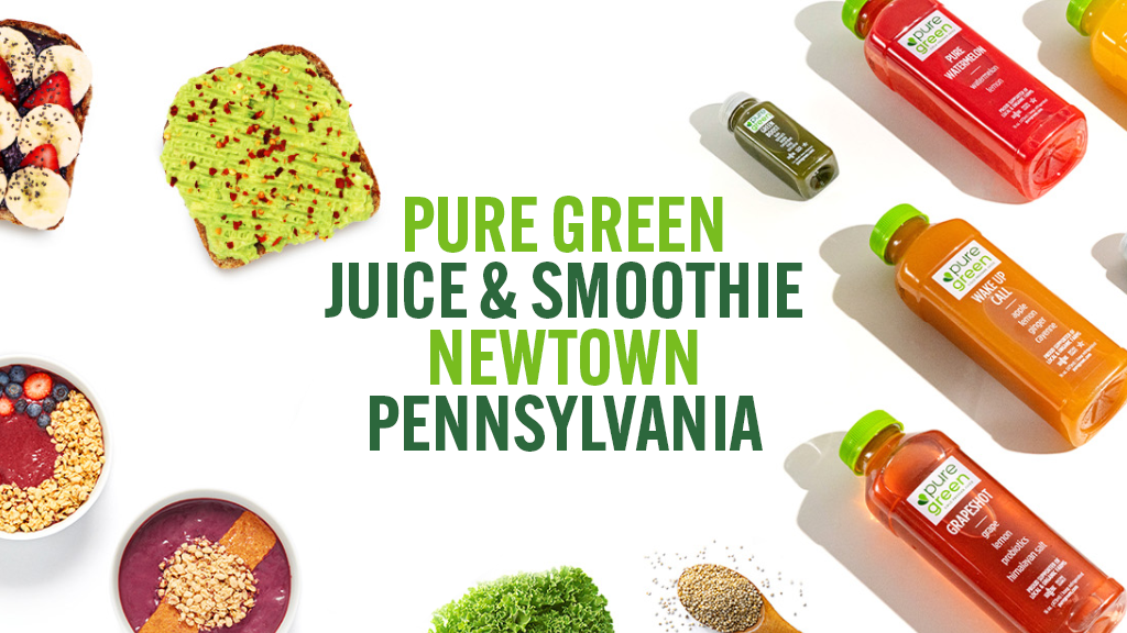 Pure Green - Juice Bar Newtown | 2 Summit Square Shopping Center, Langhorne, PA 19047 | Phone: (215) 282-9595