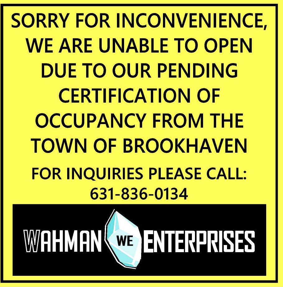 Wahman Enterprises | 200 Middle Country Rd Suite 222, Middle Island, NY 11953 | Phone: (631) 836-0134