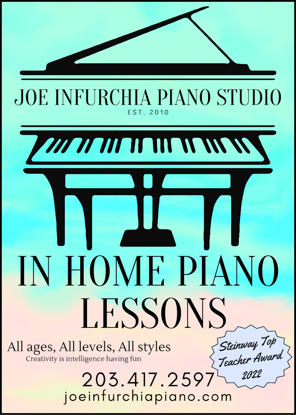 In Home Piano Lessons with Joe Infurchia | 6 Godman Rd, Madison, CT 06443 | Phone: (203) 417-2597