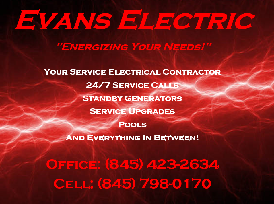 Evans Electric | 11 Palm Dr, Bloomingburg, NY 12721 | Phone: (845) 423-2634