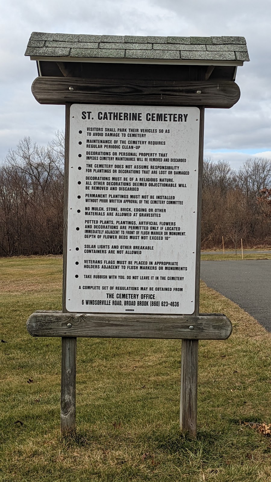 St. Catherine Cemetery | 60 Rye St, Broad Brook, CT 06016 | Phone: (860) 623-4636