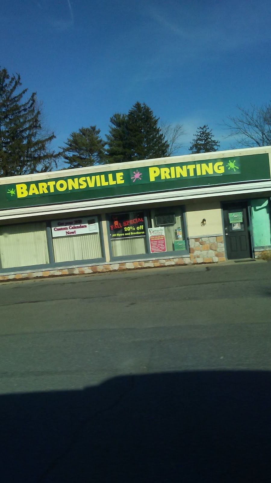 Bartonsville Printing | 2969 PA-611, Tannersville, PA 18372 | Phone: (570) 629-3222