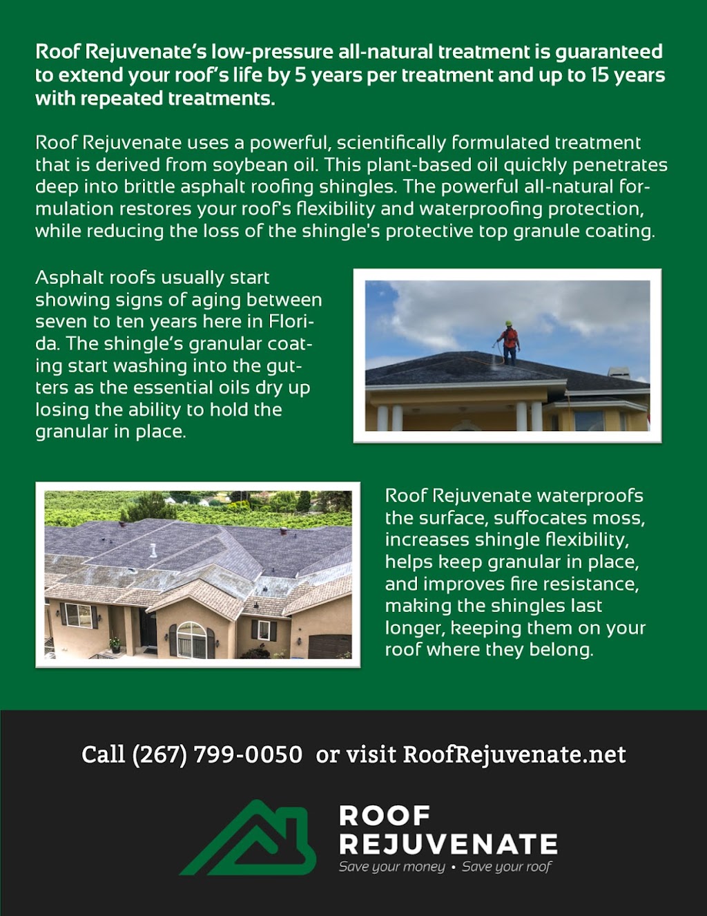 Roof Rejuvenate of Pennsylvania | 1015 Mill Creek Rd, Newtown, PA 18940 | Phone: (267) 799-0050
