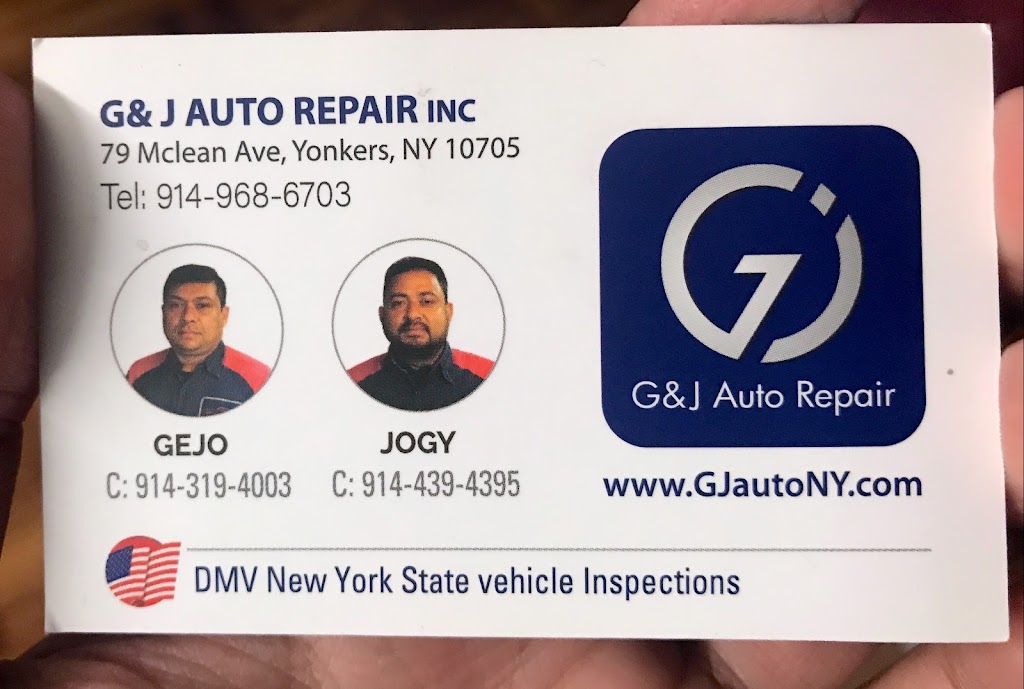 G & J Auto Repair | 79 McLean Ave, Yonkers, NY 10705 | Phone: (914) 968-6703