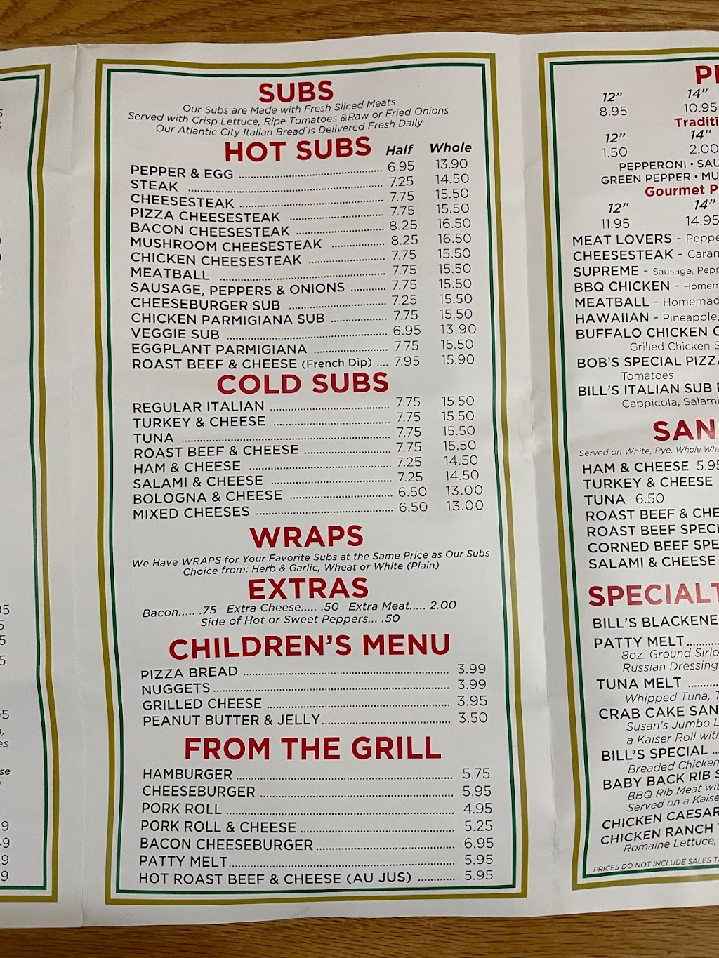 Dinos Deli And Subs | 402 Zion Rd, Egg Harbor Township, NJ 08234 | Phone: (609) 927-9842