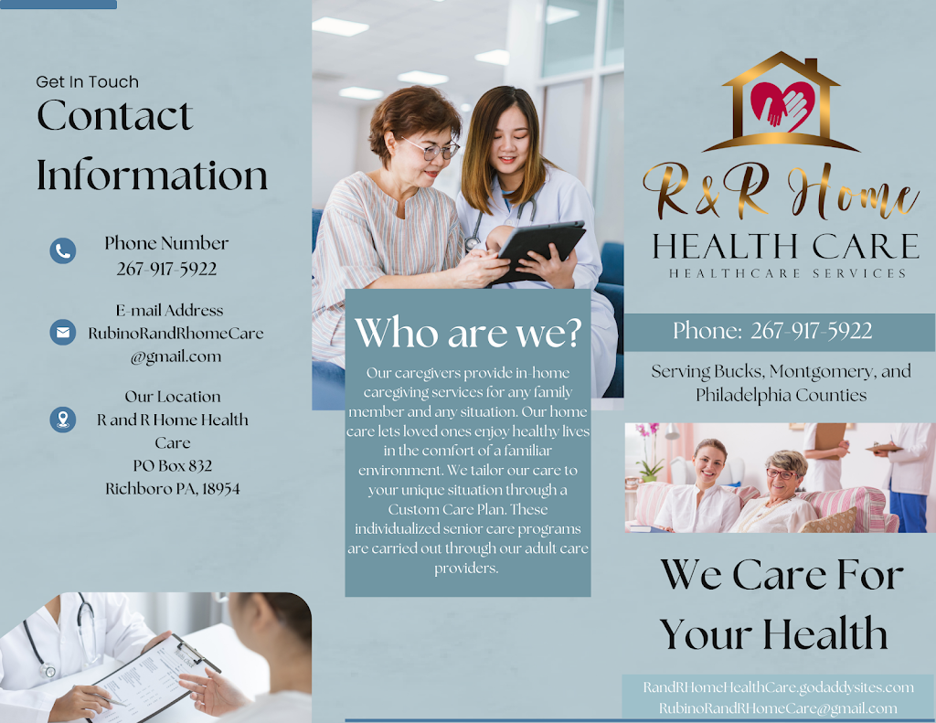 R & R Home Health Care | 54 Lenape Rd, Richboro, PA 18954 | Phone: (267) 917-5922