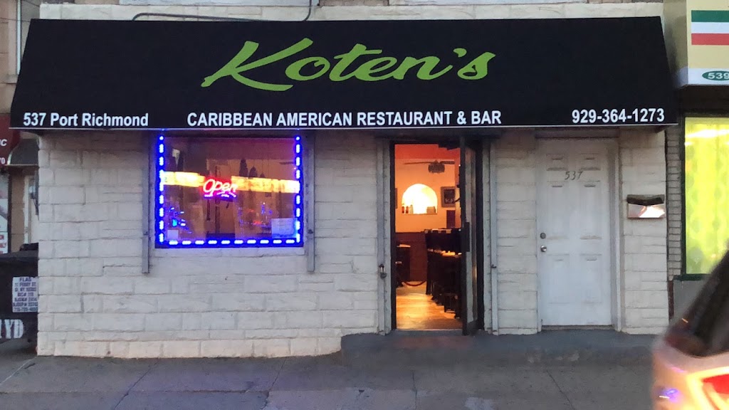Kotens Carribean and American Restaurant | 537 Port Richmond Ave, Staten Island, NY 10302 | Phone: (929) 364-1273