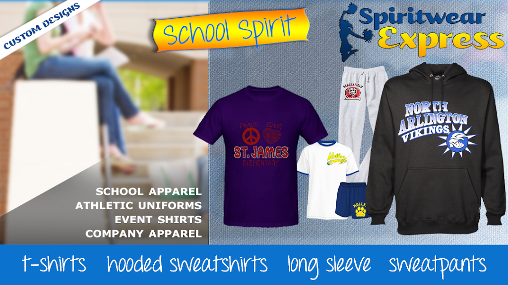 Spiritwear Express | 5 Mayapple Ct, Sicklerville, NJ 08081 | Phone: (856) 740-3840