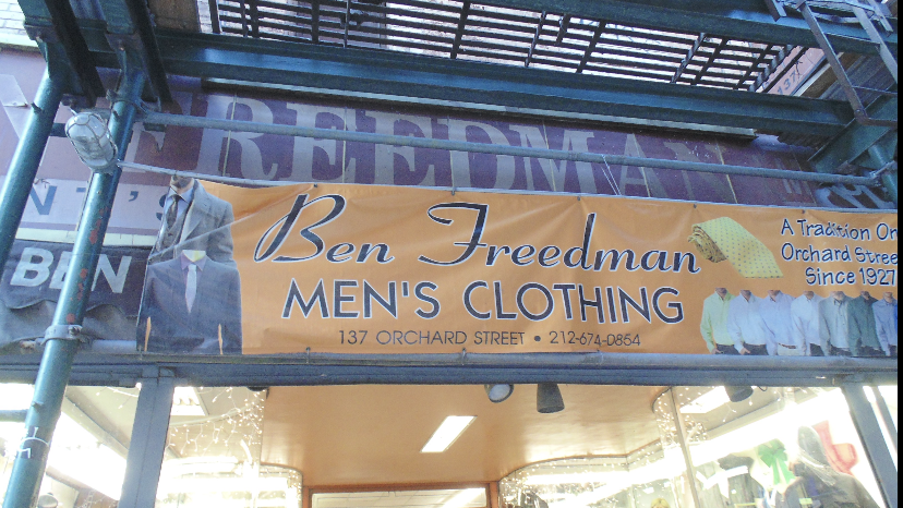 Ben Freedman Gents Furnishings | 137 Orchard St, New York, NY 10002 | Phone: (212) 674-0854