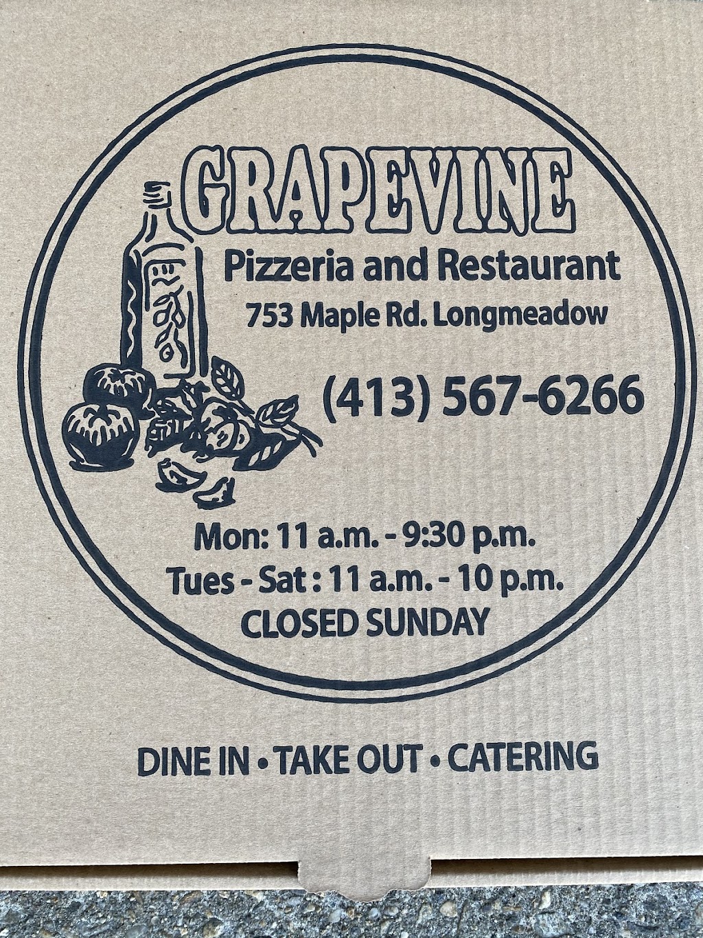 Grapevine Pizzeria & Restaurant | 753 Maple Rd, Longmeadow, MA 01106 | Phone: (413) 567-6266