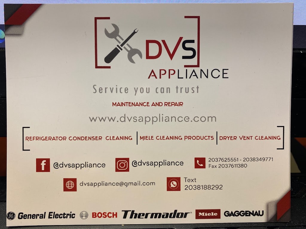 DVS APPLIANCE LLC | 196 Danbury Rd, Wilton, CT 06897 | Phone: (203) 834-9771