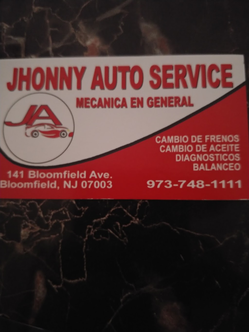 Jhonny Auto Service | 141 Bloomfield Ave, Bloomfield, NJ 07003 | Phone: (973) 748-1111