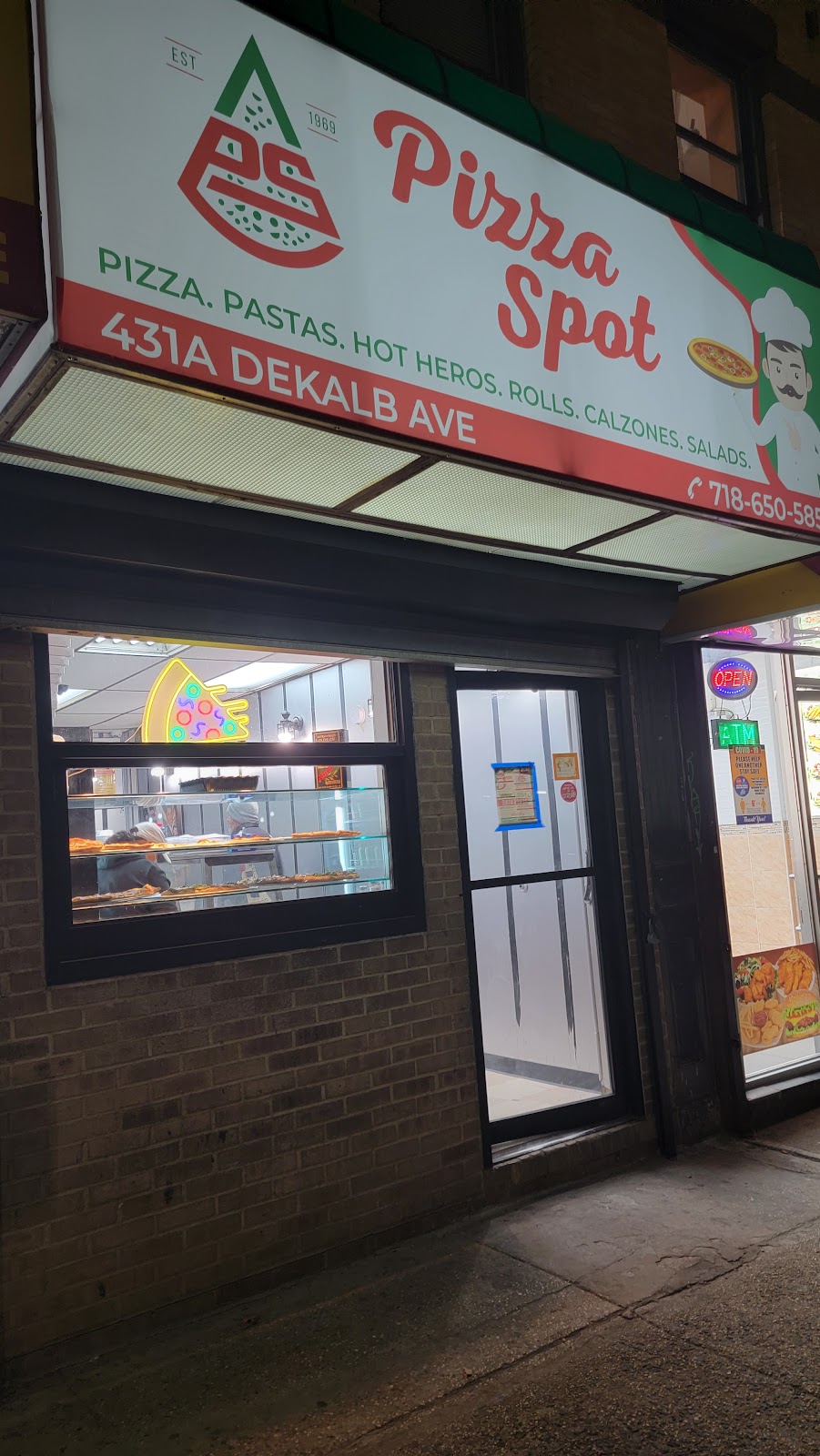 Pizza Spot | 431 DeKalb Ave # A, Brooklyn, NY 11205 | Phone: (718) 650-5850